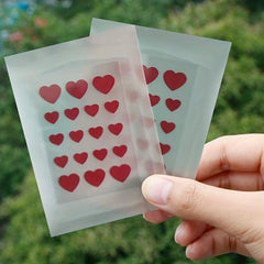 18 pcs Red Heart Shape Acne Concealer Patch for Clear Skin