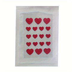 18 pcs Red Heart Shape Acne Concealer Patch for Clear Skin