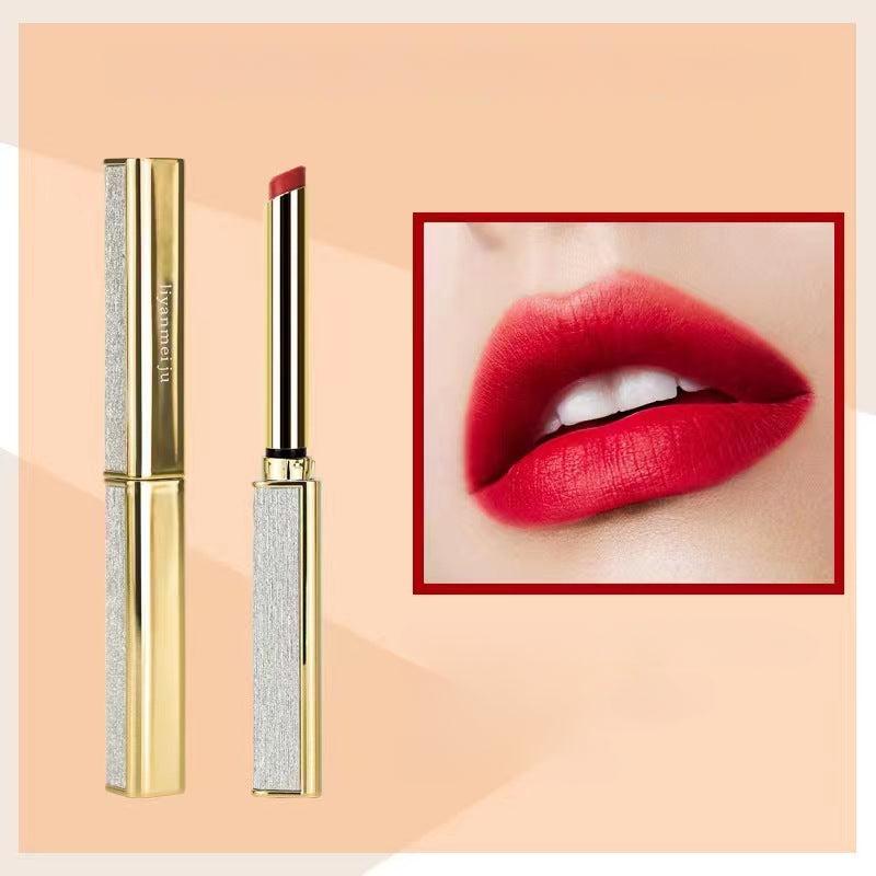 Matte Nude Pink Lipstick Pen Waterproof Long Lasting Lip Pencil