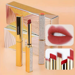 Matte Nude Pink Lipstick Pen Waterproof Long Lasting Lip Pencil