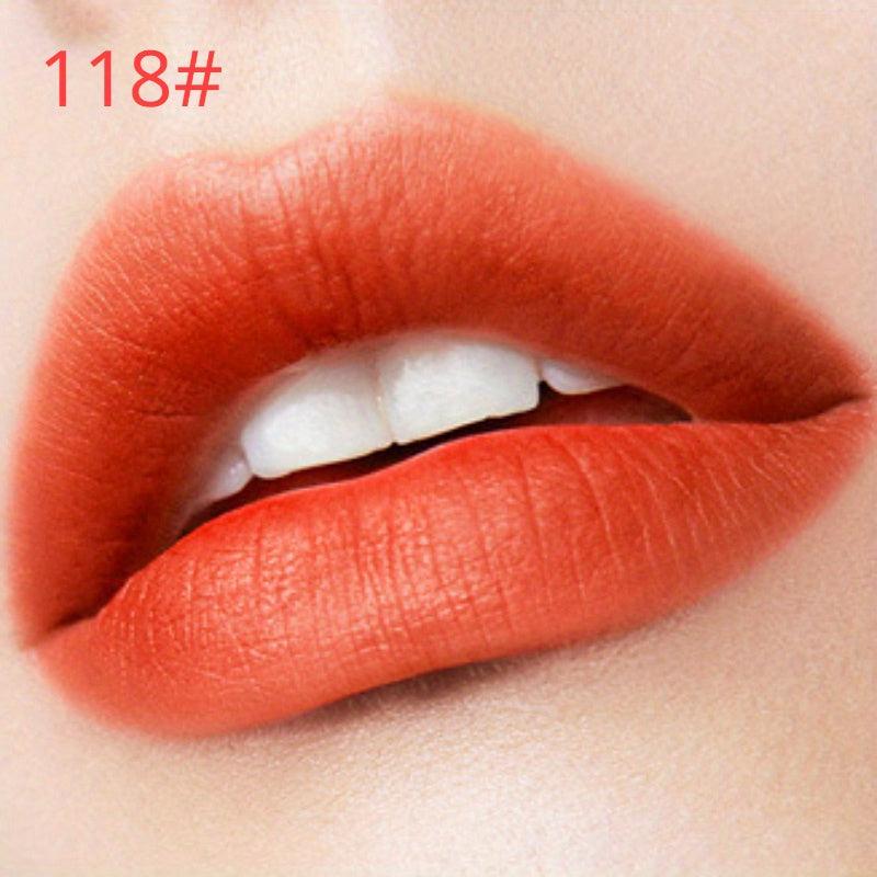 Matte Nude Pink Lipstick Pen Waterproof Long Lasting Lip Pencil