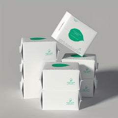 100 Natural Disposable Face & Body Wipes - Makeup Remover & Face Wash Cloths