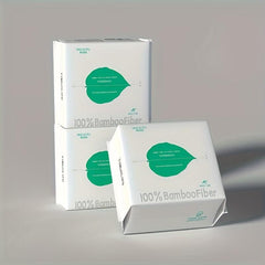 100 Natural Disposable Face & Body Wipes - Makeup Remover & Face Wash Cloths