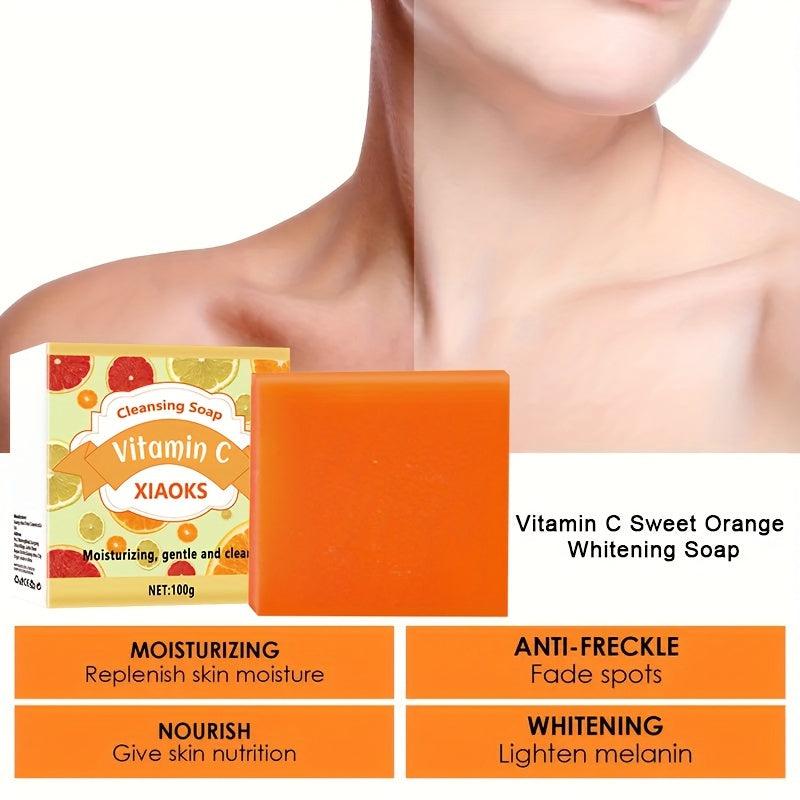 Orange Vitamin C Soap 100g Bar Natural Organic Dark Spots