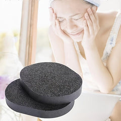 2pcs Bamboo Charcoal Exfoliating Puff for Soft Skin