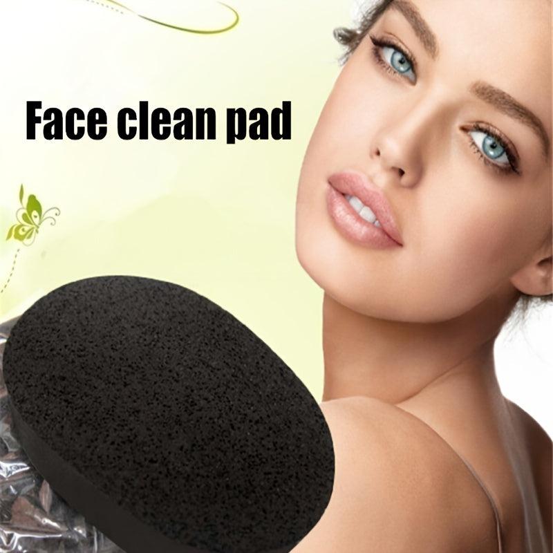 2pcs Bamboo Charcoal Exfoliating Puff for Soft Skin