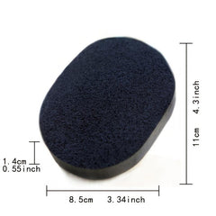 2pcs Bamboo Charcoal Exfoliating Puff for Soft Skin