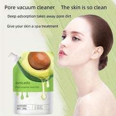 200g Avocado Clean Mud Mask With Mask Brush - Deep Cleansing Pores
