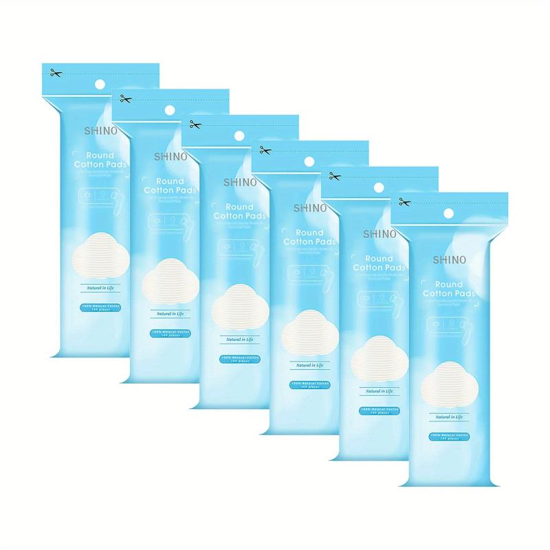 600 Pcs Round Cotton Makeup Remover Pads 100% Cotton Face Pads