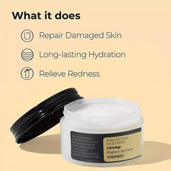 Snail Face Cream Repair Cream for Dry Skin Acne Prone Sensitive Skin