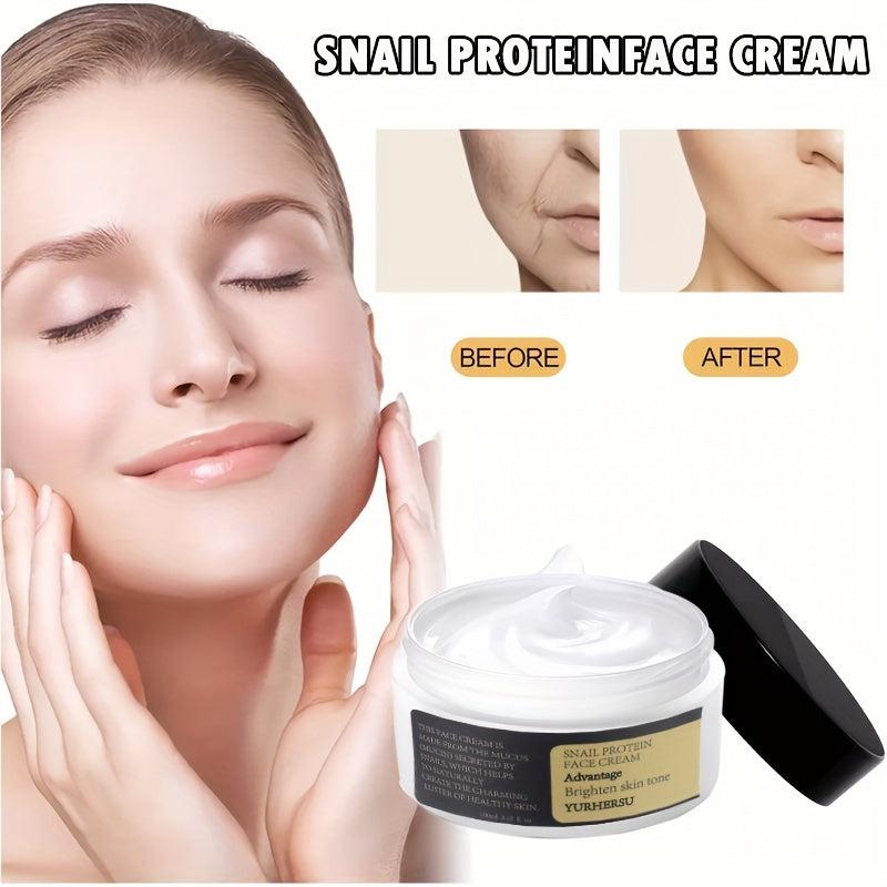 Snail Face Cream Repair Cream for Dry Skin Acne Prone Sensitive Skin