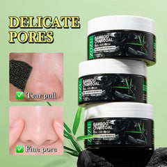 100g Bamboo Charcoal Tearing Mask Facial Cleanse