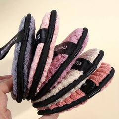 6pcs Makeup Remover Face Puffs Washable Cleansing Pads Wet And Dry