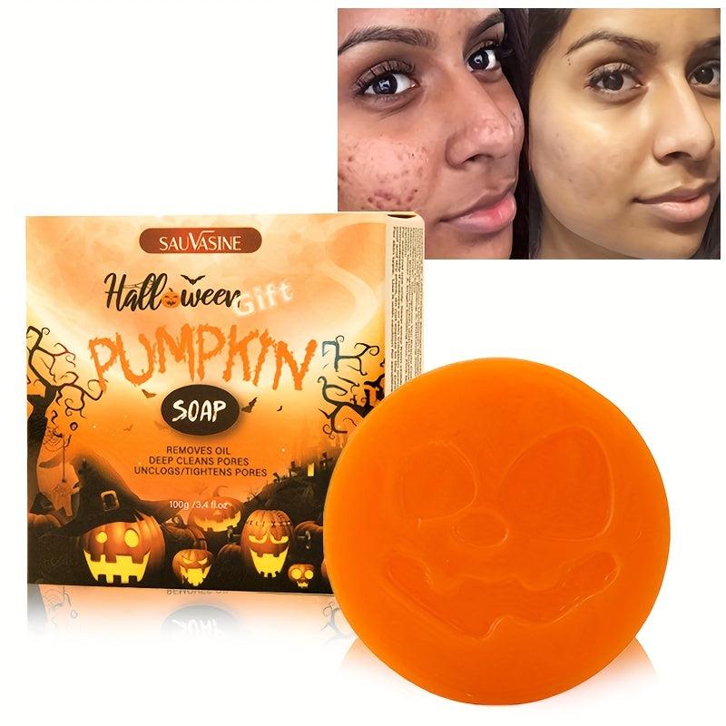 2pcs 100g Halloween Pumpkin Soap - Acne Clearing & Skin Rejuvenating