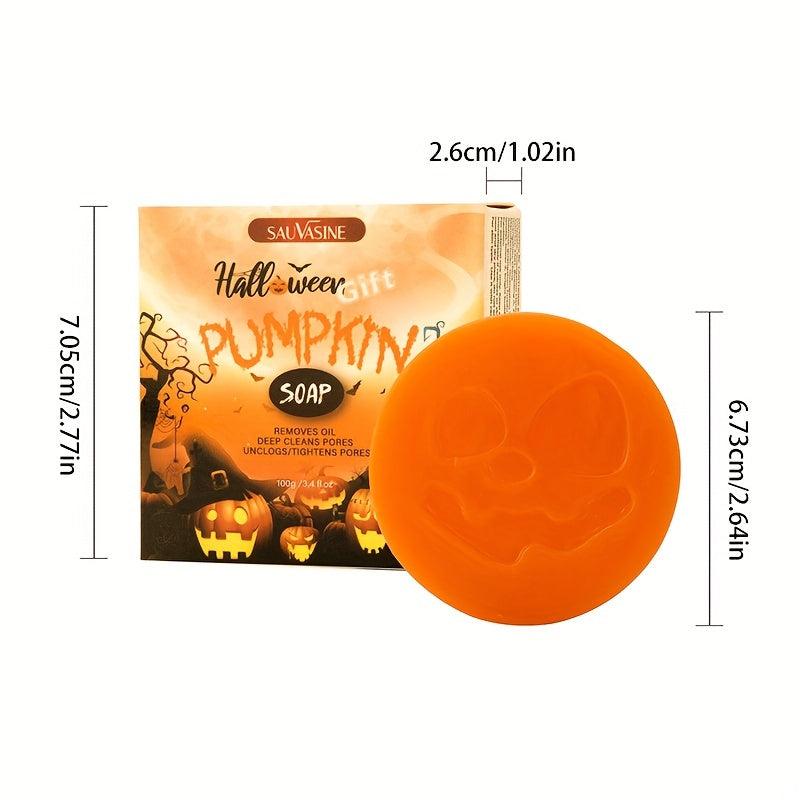 2pcs 100g Halloween Pumpkin Soap - Acne Clearing & Skin Rejuvenating