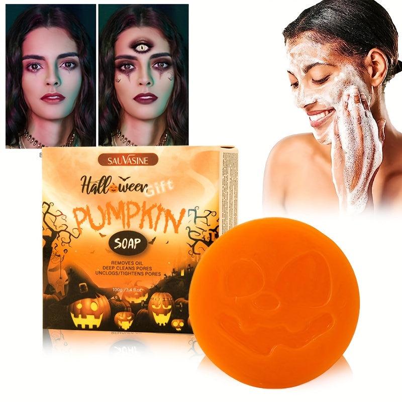 2pcs 100g Halloween Pumpkin Soap - Acne Clearing & Skin Rejuvenating