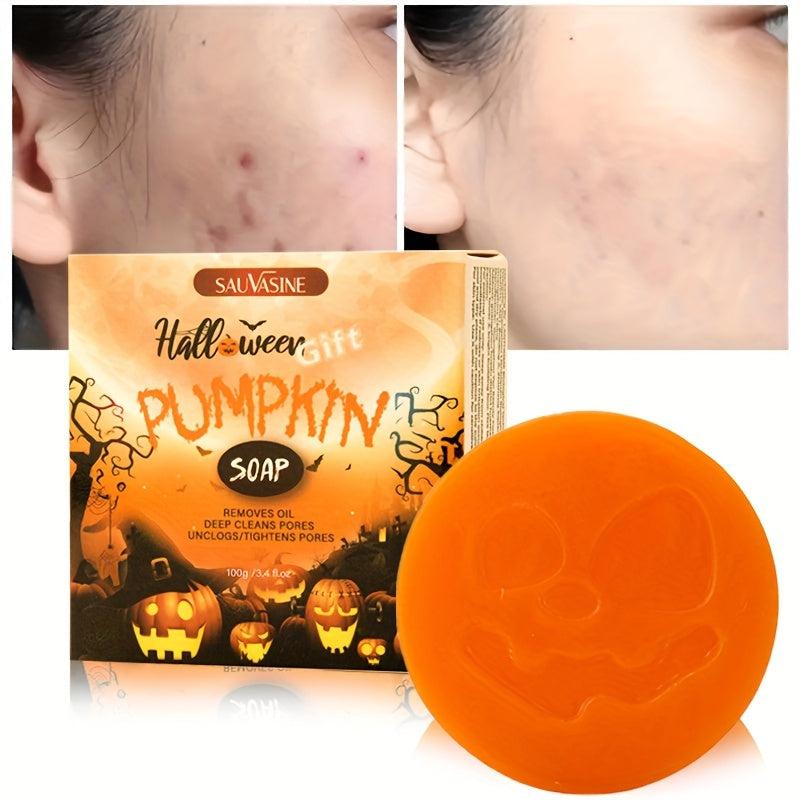 2pcs 100g Halloween Pumpkin Soap - Acne Clearing & Skin Rejuvenating