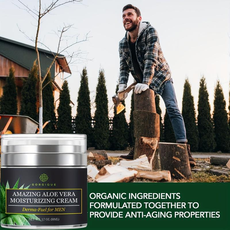 Men's Face Moisturizer with Aloe Vera & Vitamin E