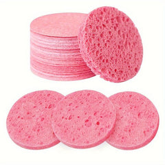 40pcs Compressed Facial Sponges 100% Natural Cellulose