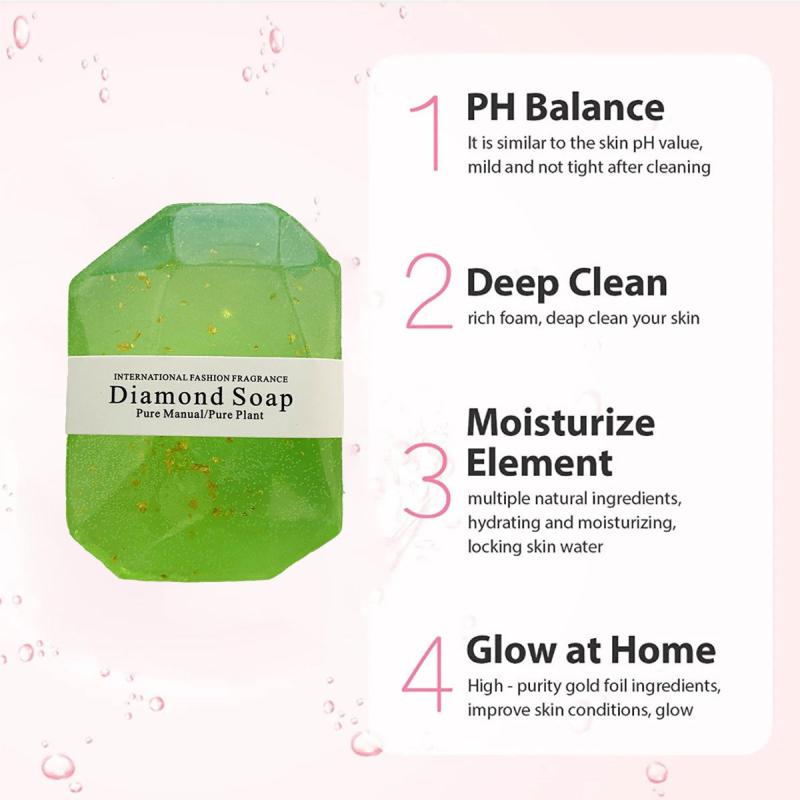 Gemstone Shape Soap - Cleansing and Moisturizing Essential