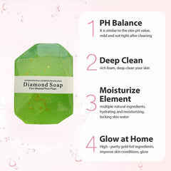 Gemstone Shape Soap - Cleansing and Moisturizing Essential