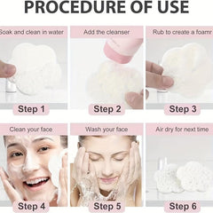 20pcs Compressed Facial Sponges Natural Cleansing Exfoliating Makeup