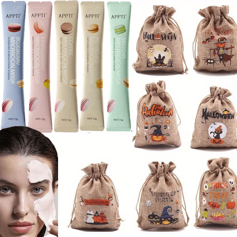 Halloween Facial Mask Variety Pack - Skin Care Treat for Friends and Family