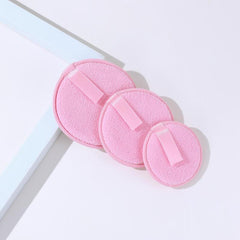 Round Makeup Remover Pad Cleansing Puff - Water Cycle Soft Face Puff