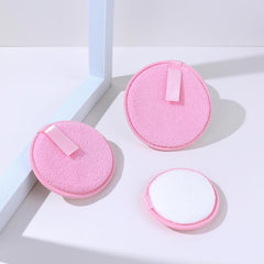 Round Makeup Remover Pad Cleansing Puff - Water Cycle Soft Face Puff
