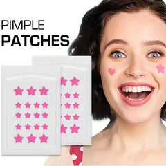 Acne Pimple Patches Hydrocolloid Stars Spot Stickers for Face and Skin