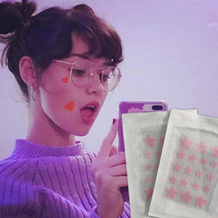 Acne Pimple Patches Hydrocolloid Stars Spot Stickers for Face and Skin