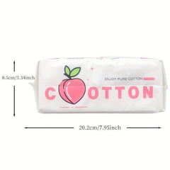 Soft Peach Scented Face Towel 80 Sheets Gentle Cotton Material