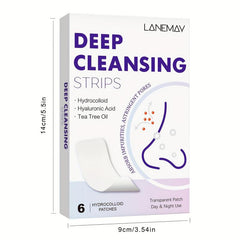 6 Charcoal Pore Strips for Blackhead Removal on Oily Skin