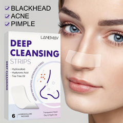 6 Charcoal Pore Strips for Blackhead Removal on Oily Skin