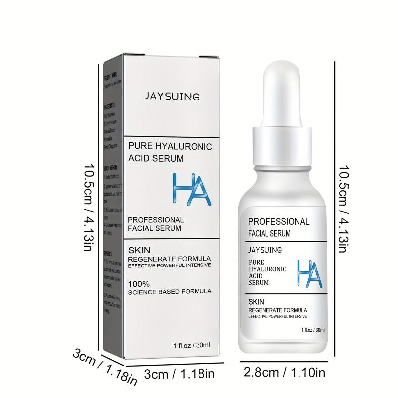 Hyaluronic Acid Serum for Face - Wrinkle Fader - Moisturizer for Dry Skin
