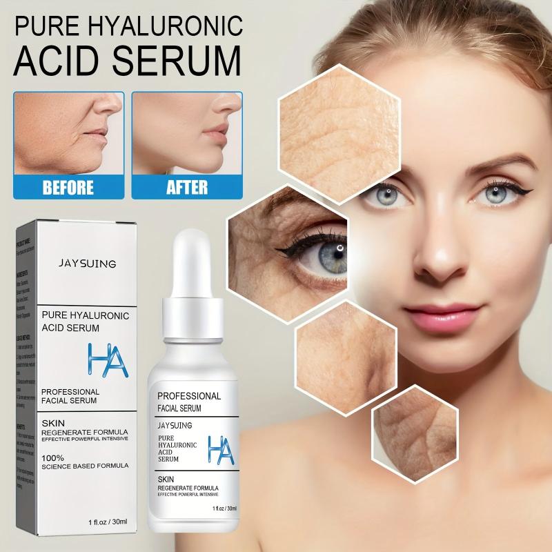 Hyaluronic Acid Serum for Face - Wrinkle Fader - Moisturizer for Dry Skin