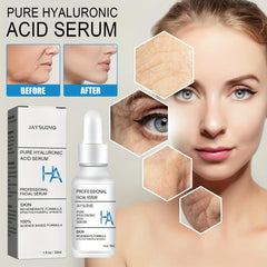 Hyaluronic Acid Serum for Face - Wrinkle Fader - Moisturizer for Dry Skin