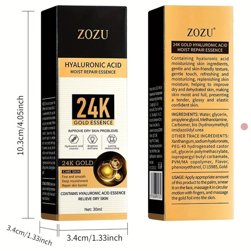 24K Facial Essence Liquid Hyaluronic Acid Moisturizing Skin Care