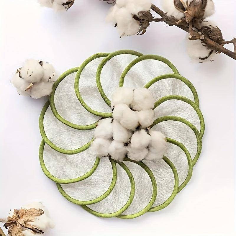 30pcs Bamboo Makeup Remover Pads, All Skin Types