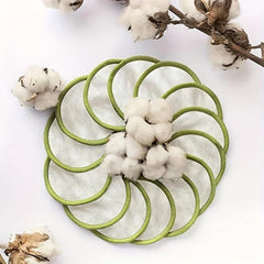 30pcs Bamboo Makeup Remover Pads, All Skin Types
