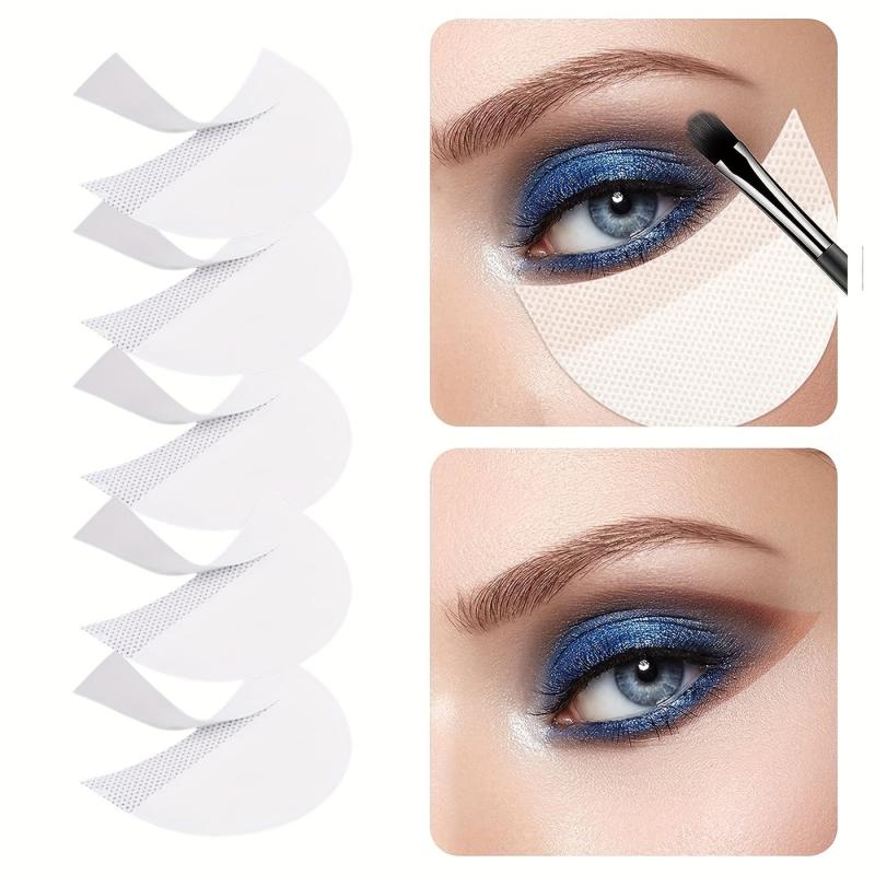 100Pcs Eyeshadow Shields Eye Makeup Pads Professional Stencils Under Eye Patches