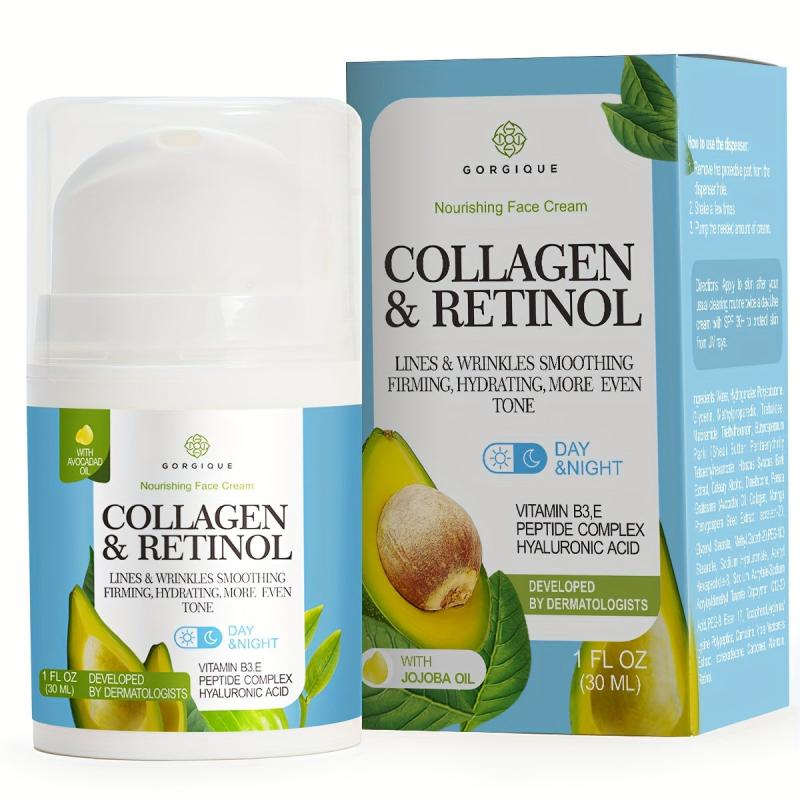 Collagen Cream 30ml Retinol Face Moisturizer with Hyaluronic Acid