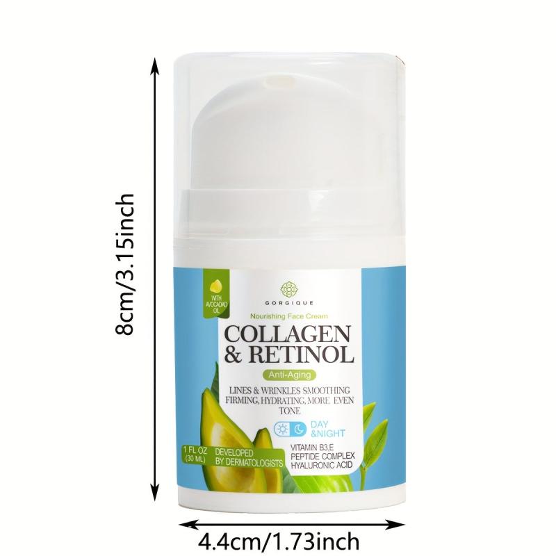 Collagen Cream 30ml Retinol Face Moisturizer with Hyaluronic Acid