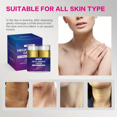 55ml Neck Cream Retinol Caffeine Hyaluronic Acid Promotes Collagen