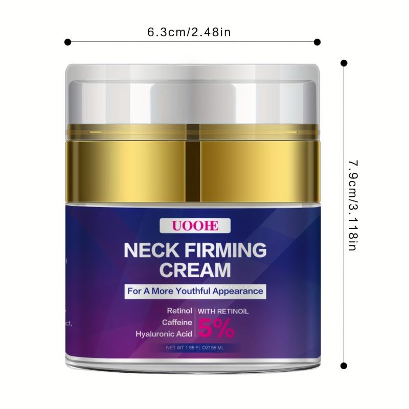 55ml Neck Cream Retinol Caffeine Hyaluronic Acid Promotes Collagen