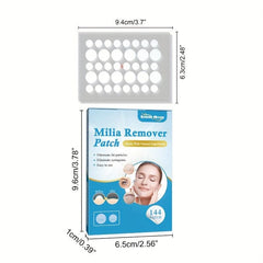 Milia Remover Patches 144Pcs Natural Ingredients Safe & Easy To Use