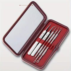 5Pcs Blackhead Remover Tweezers Kit for Whitehead Acne Blemishes
