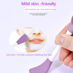 Silicone Mask Brush Set for Deep Cleansing and Beauty Salon Wipes