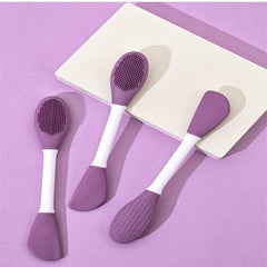 Silicone Mask Brush Set for Deep Cleansing and Beauty Salon Wipes