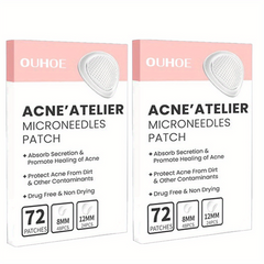 144 Pcs Face Patches Microneedles Invisible Acne Removal Patch Blemish Stickers